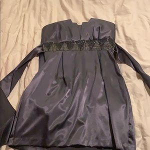 Dark Grey Glam Dress